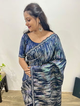 Jimmy Choo Sequence Worked Navy Blue Saree